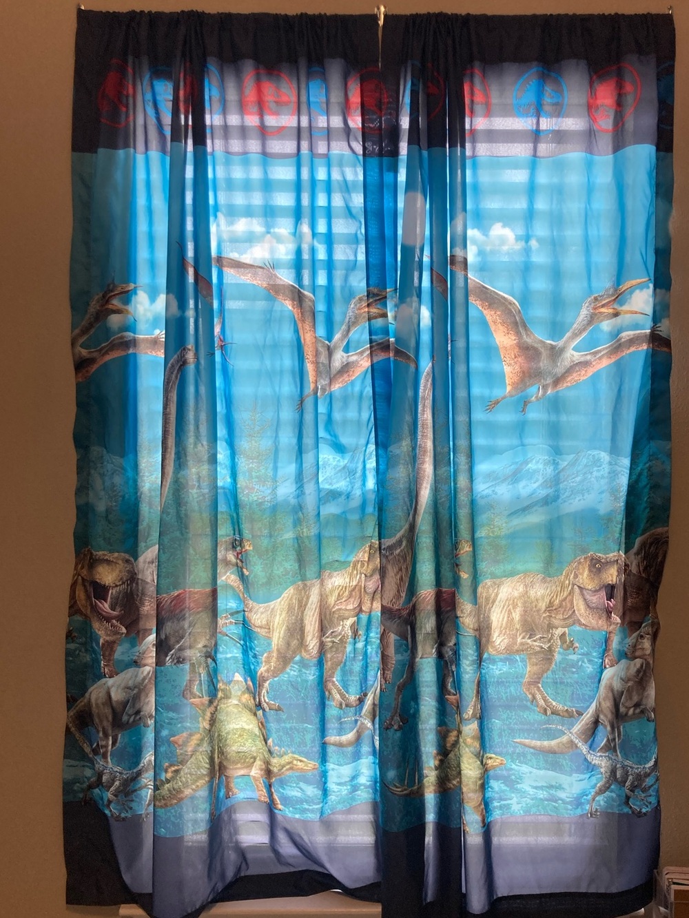 Kids Room Window Curtain Panels Drapes Set of 2 Curtains 82 inches x 63 inches